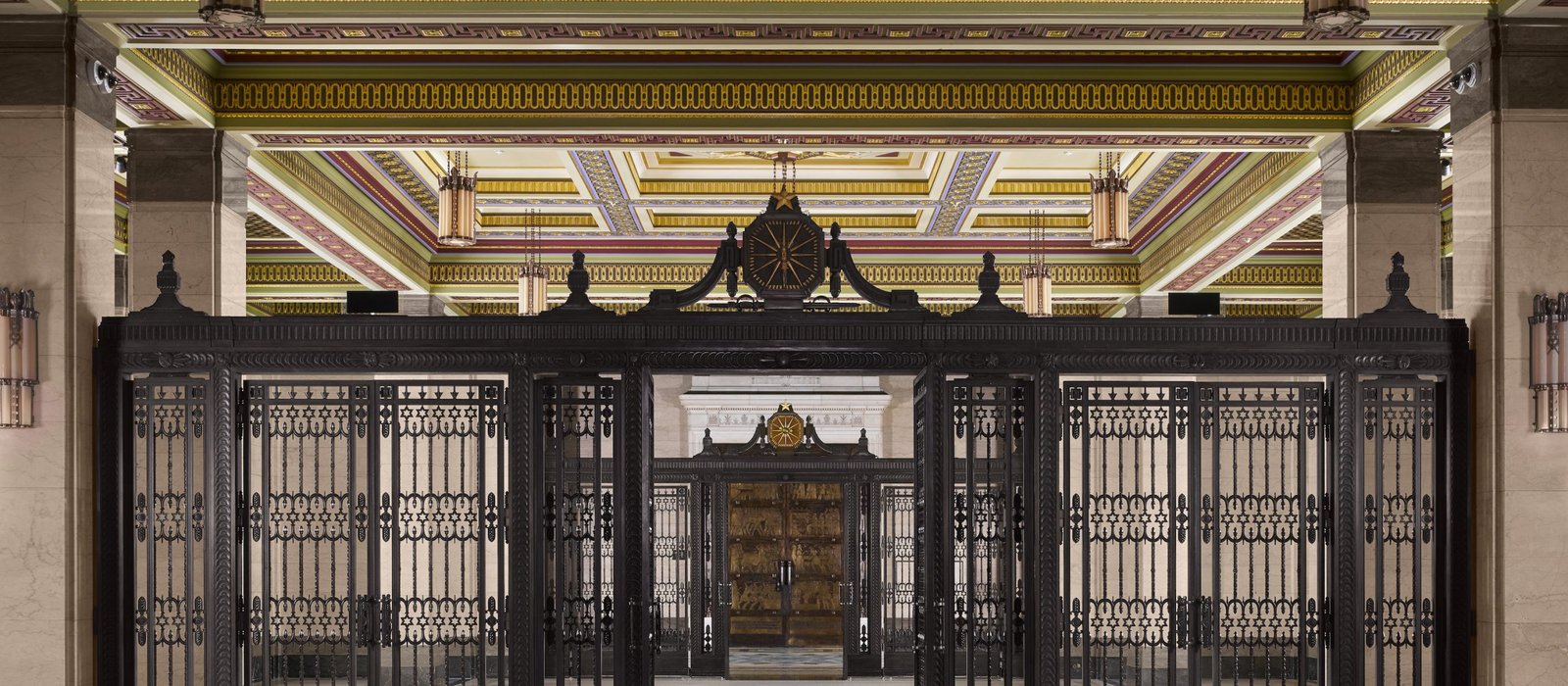 Freemasons' Hall, Grand Temple entrance gates